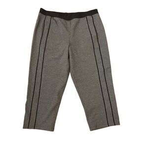 Lululemon Light Strides 23" Crop Pants Heathered Core Dark Gray Size 12